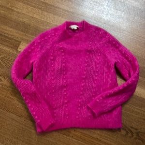 Sezane magenta sweater